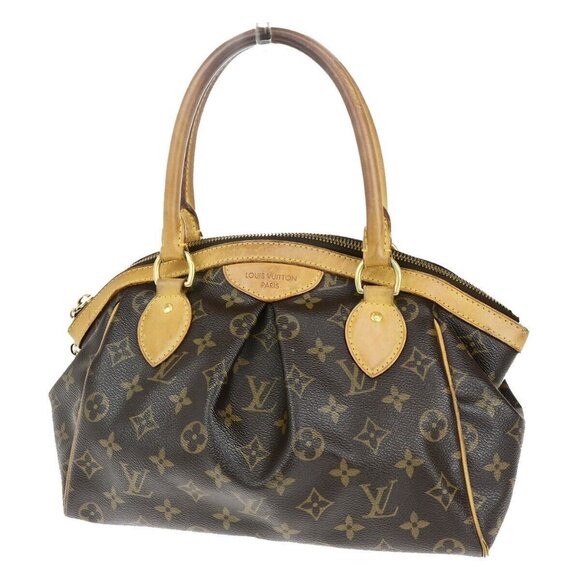 LOUIS VUITTON Tivoli PM Hand Bag Monogram Leather Brown France - Picture 1 of 16